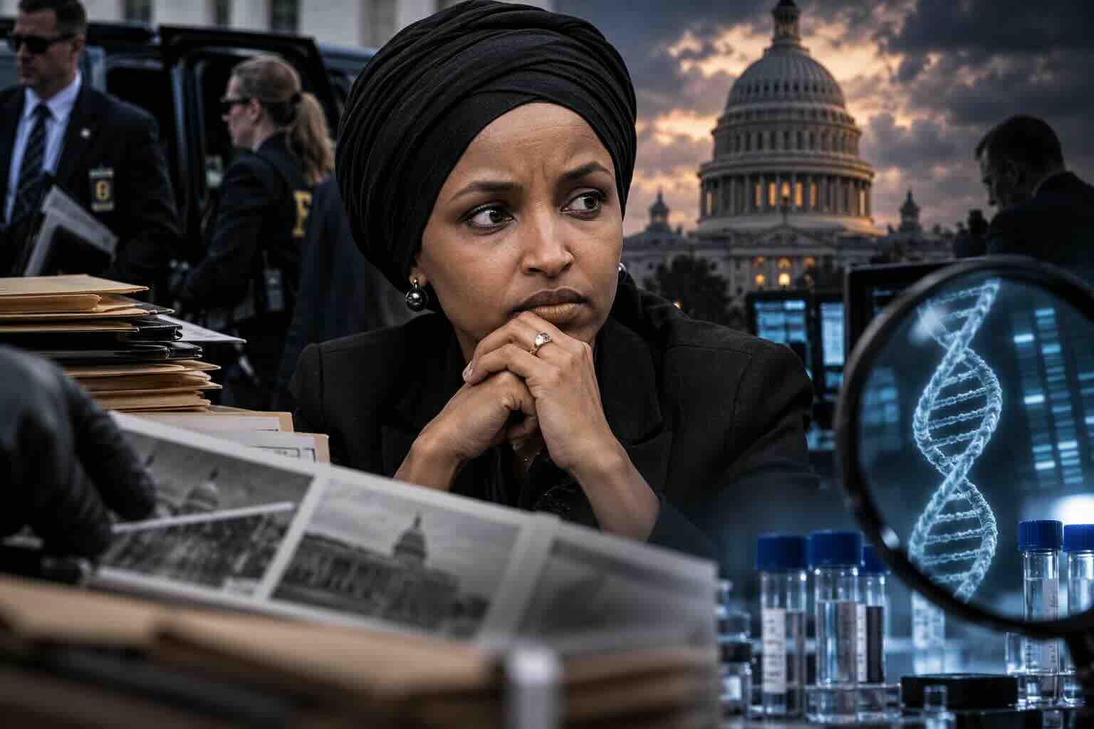 FEDS HAVE DNA EVIDENCE THAT COULD PROVE ILHAN OMAR COMMITTED IMMIGRATION FRAUD