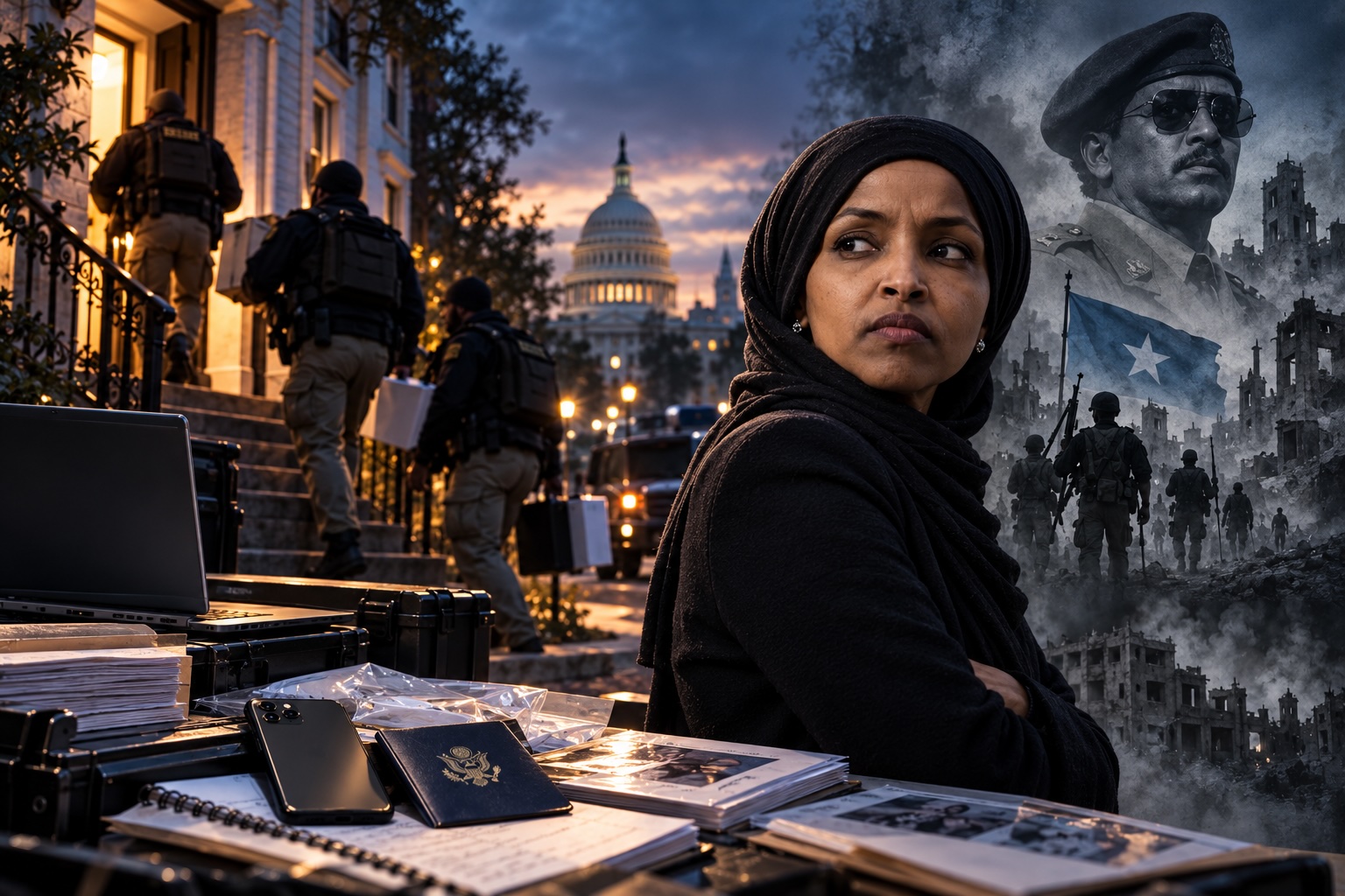 Omar’s Hollow Refugee Story Collapses Under a Federal Warrant