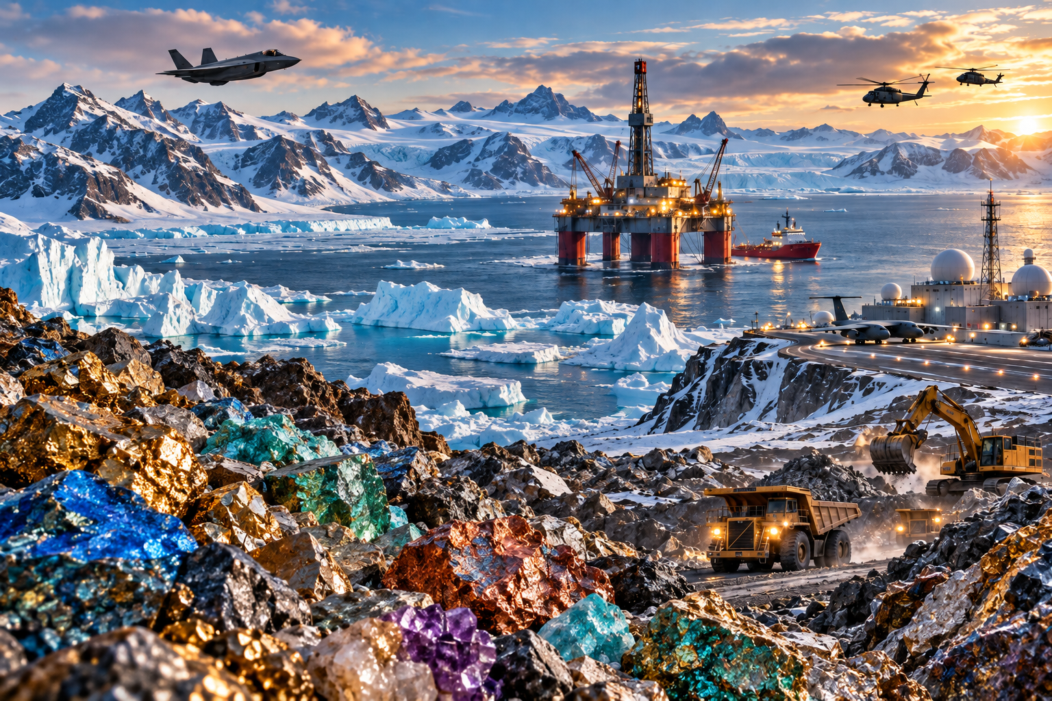Trump Announces Massive Greenland Oil, Gas, and Mineral Exploration Plans Under New Arctic Security Agreement