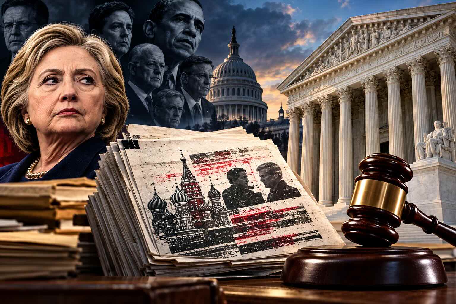 Trump Asks Supreme Court to Revive Lawsuit Against Clinton Over Steele Dossier