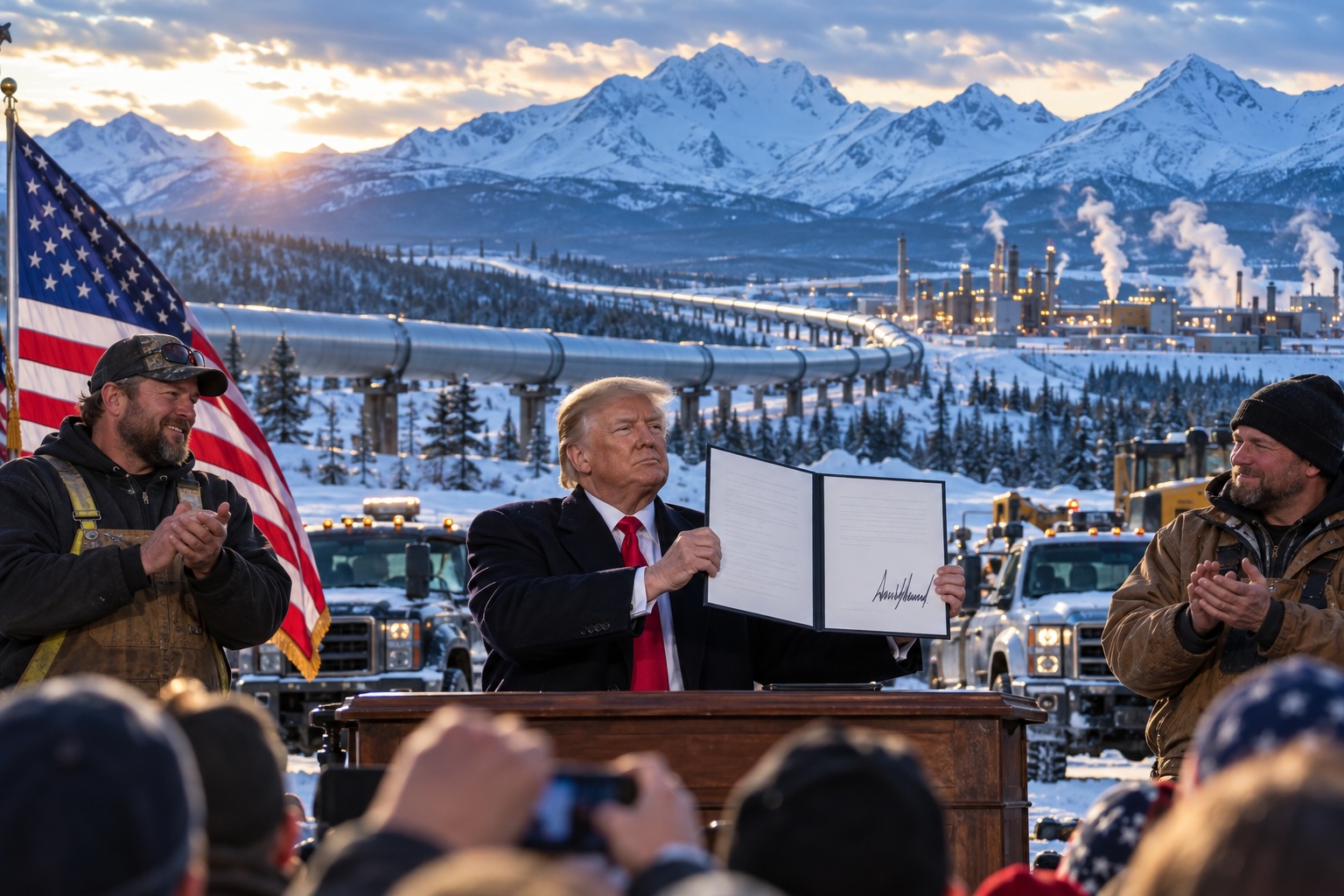 Trump Pardons Alaska Diesel Mechanics Targeted by Biden’s DOJ, Advances Gas Pipeline