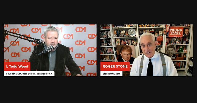 Roger Stone discussing the assassination of President John F. Kennedy and the unanswered questions surrounding the historic event.